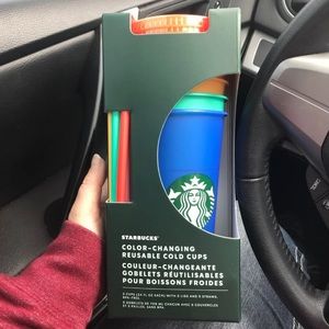 Starbucks color changing cups
